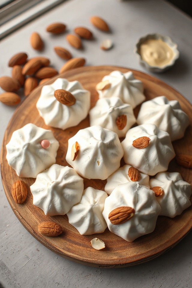 almond flavored meringue cookies recipe