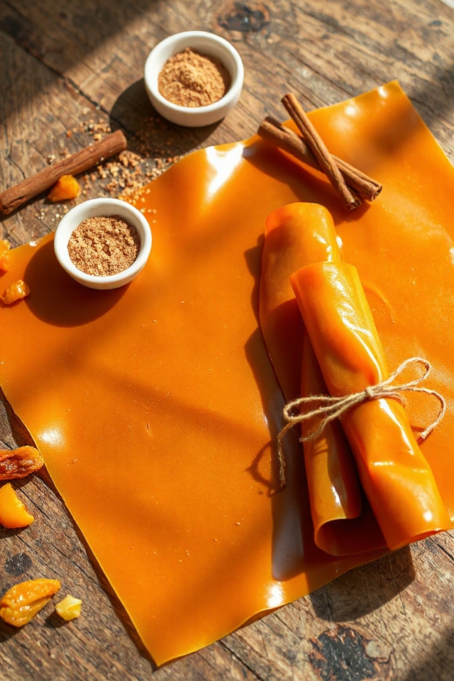 apricot cinnamon fruit leather
