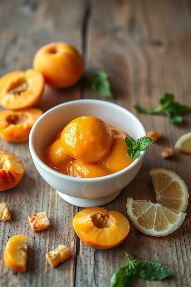 apricot lemon sorbet recipe