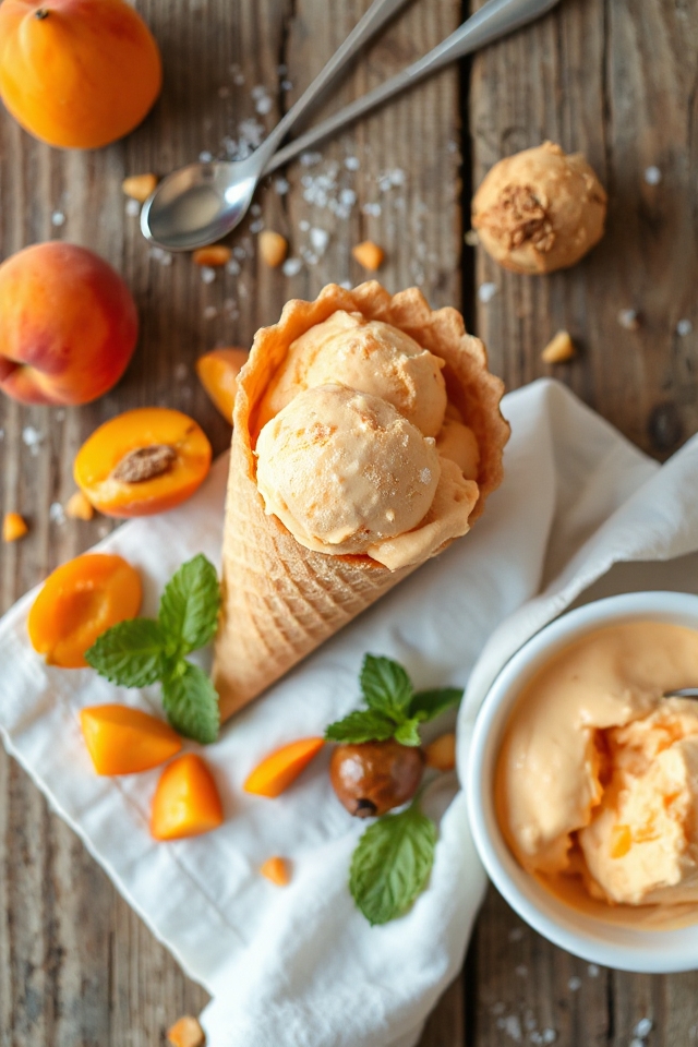 apricot nectar ice cream