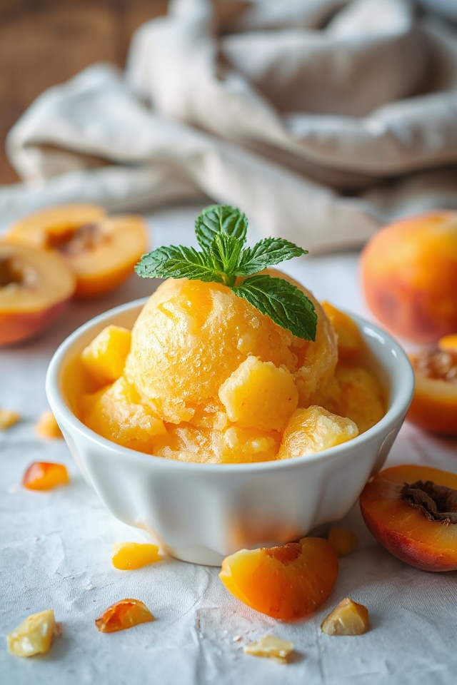 apricot sorbet recipe tutorial
