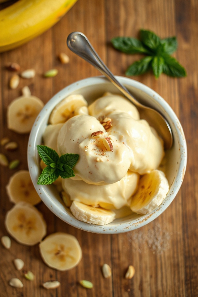 banana flavored creamy dessert recipe