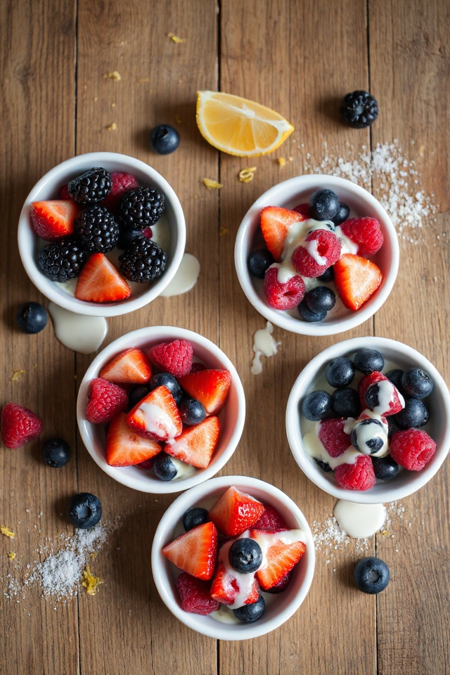 berries cream zest recipe