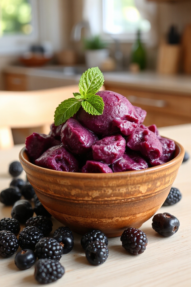 blackberry sorbet recipe guide