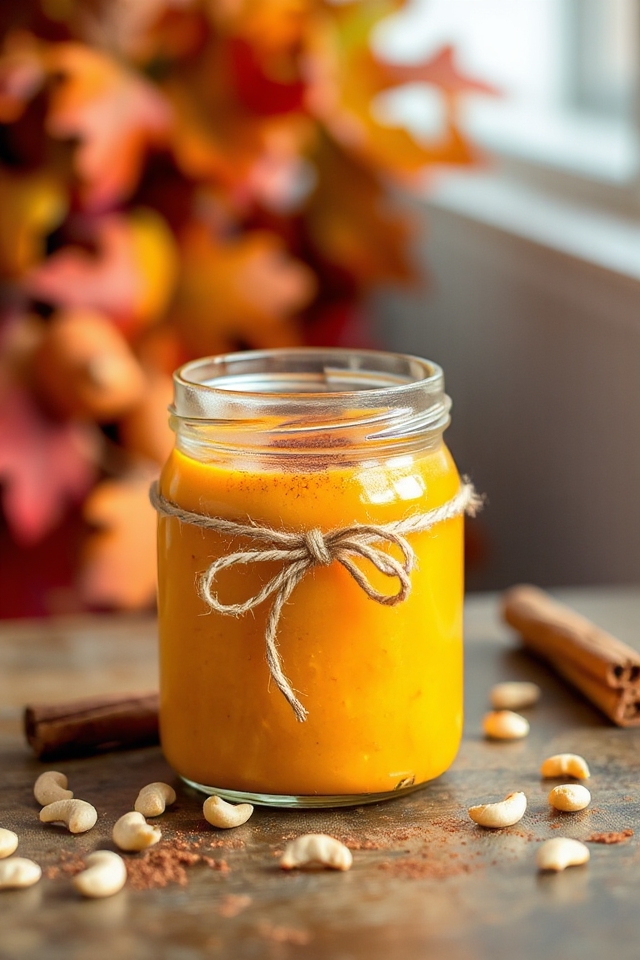 cashew pumpkin custard recipe