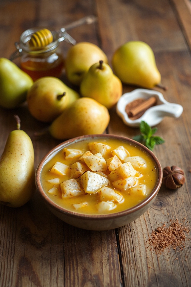 chunky pear sauce recipe