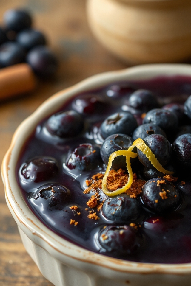 cinnamon blueberry sauce recipe