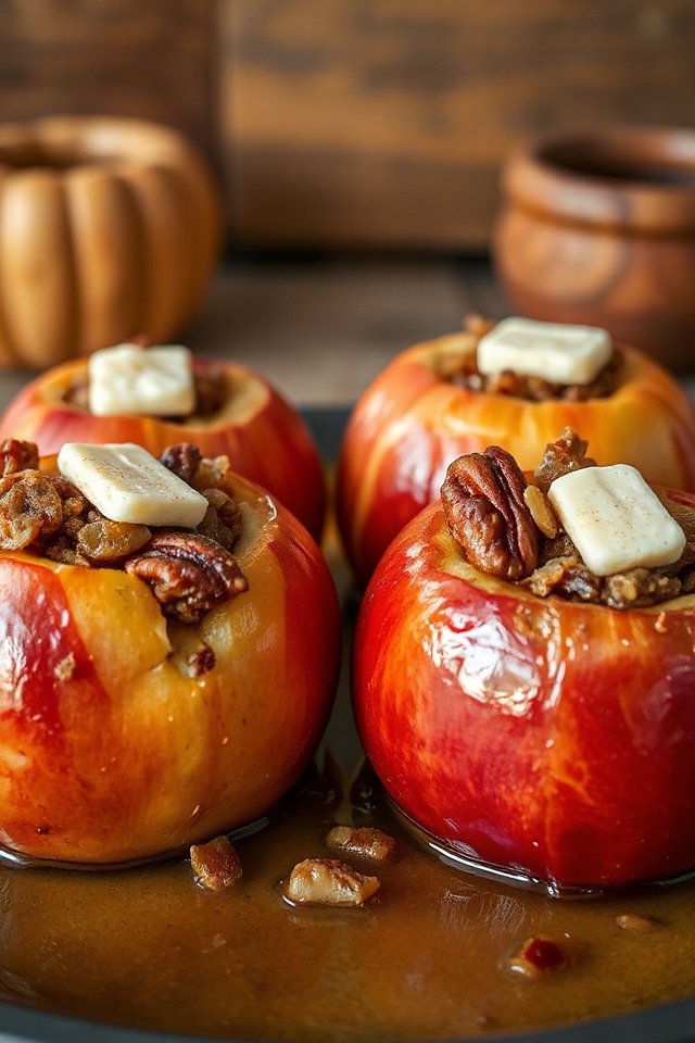 cinnamon filled baked apple delight