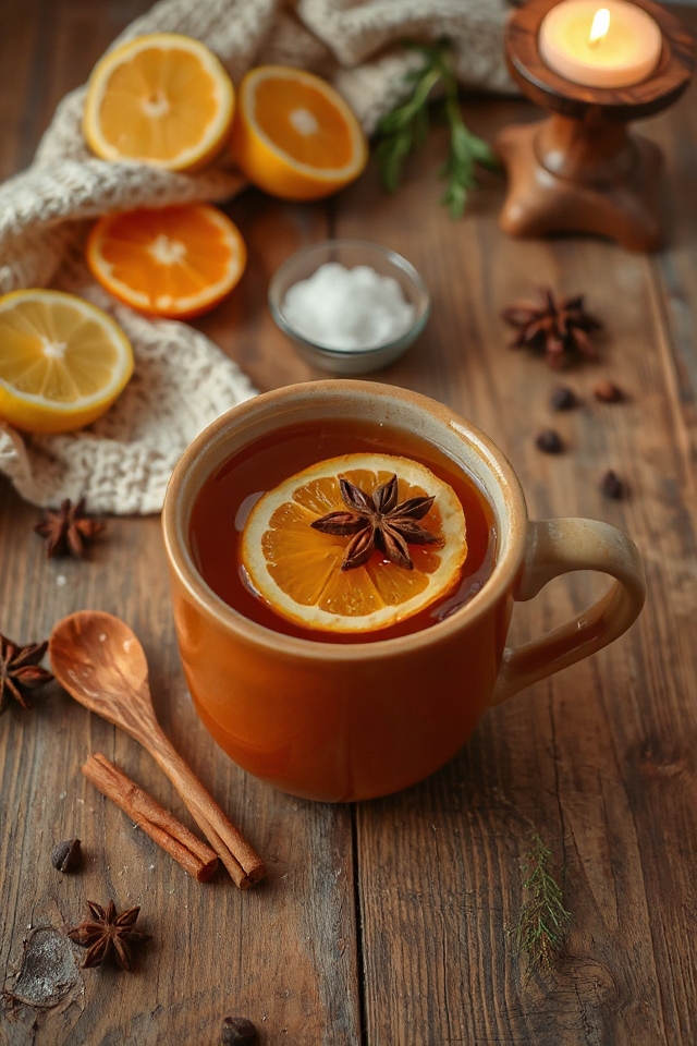 cinnamon spiced warm beverage recipe