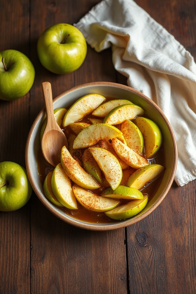 cinnamon sugar apple delight