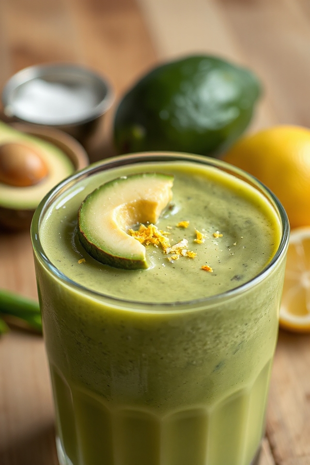 creamy avocado smoothie recipe