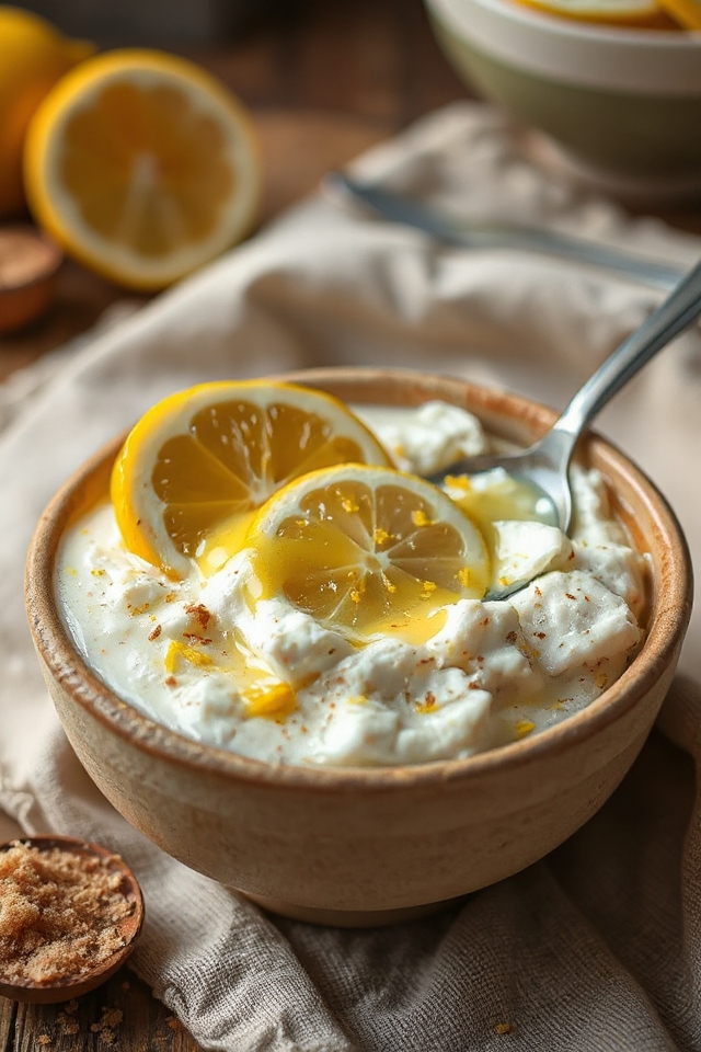 creamy lemon taho delight