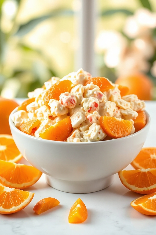 creamy orange pudding salad