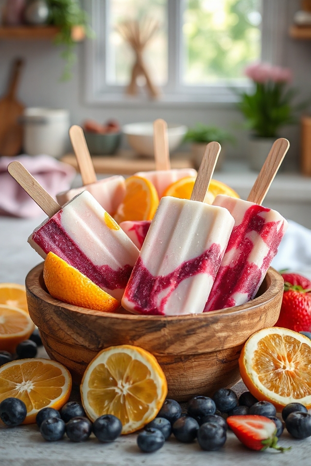 creamy yogurt popsicle recipe