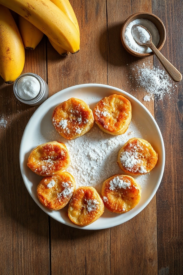 crispy cinnamon fried bananas