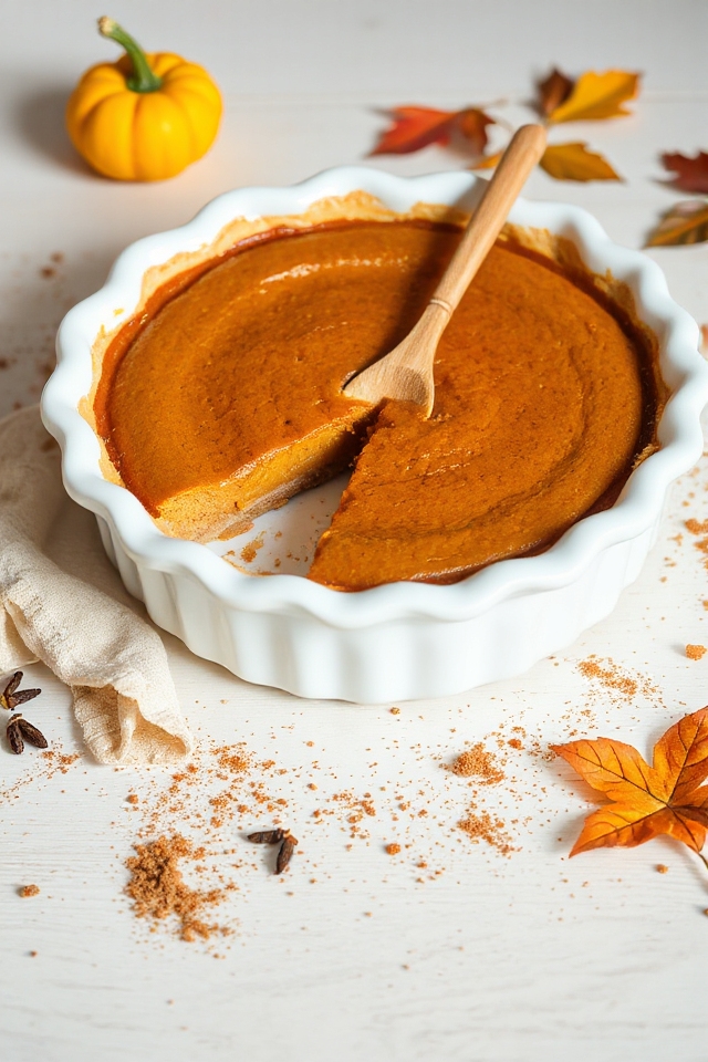crustless pumpkin pie recipe