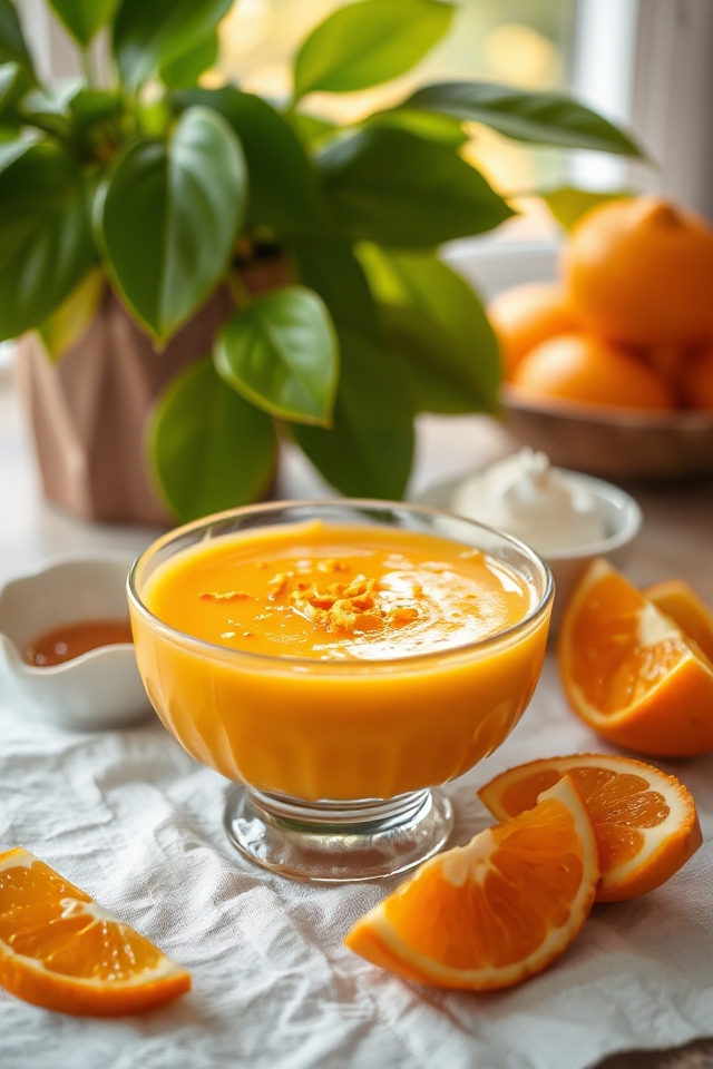 delicious orange pudding recipe