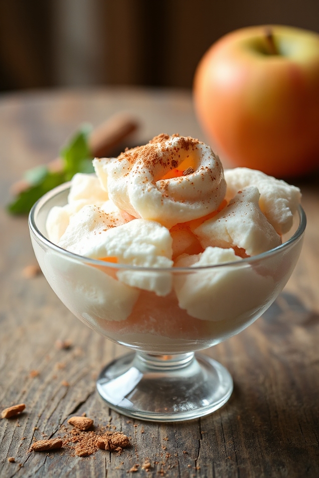 delightful fluffy apple dessert