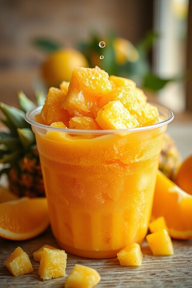 frozen orange juice dessert