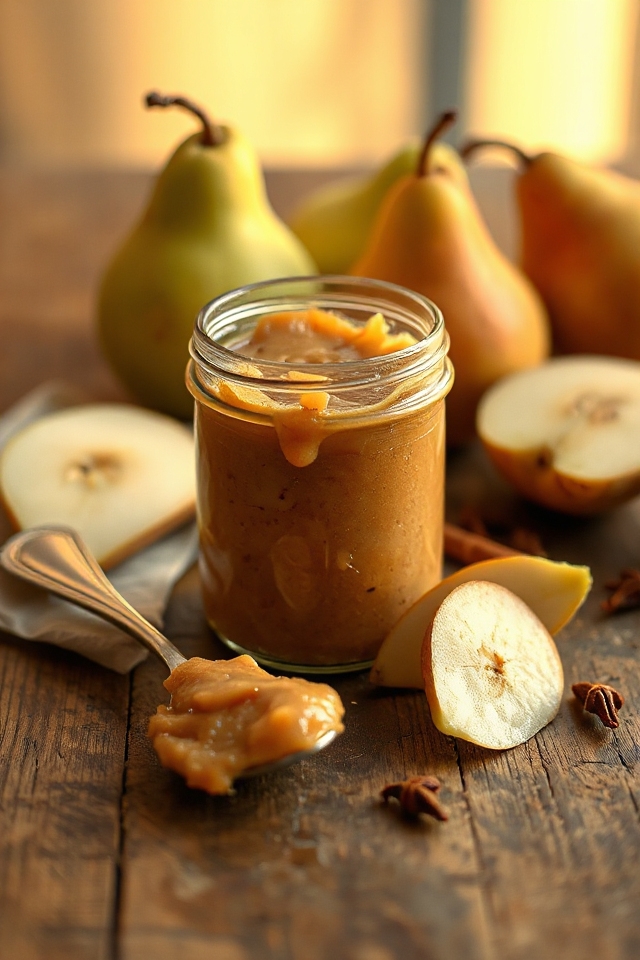 ginger spiced pear butter recipe