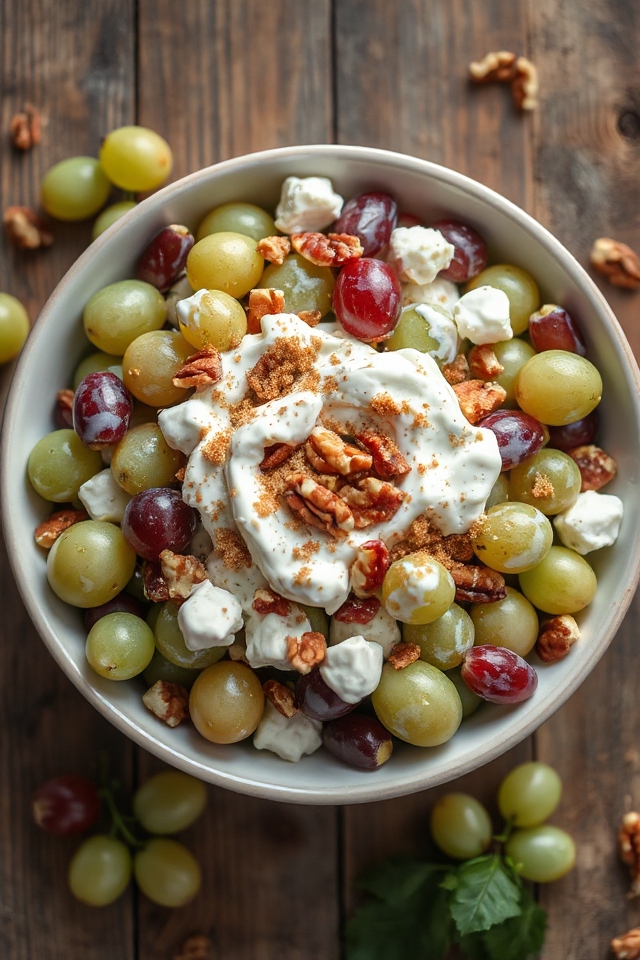 grape salad with nuts