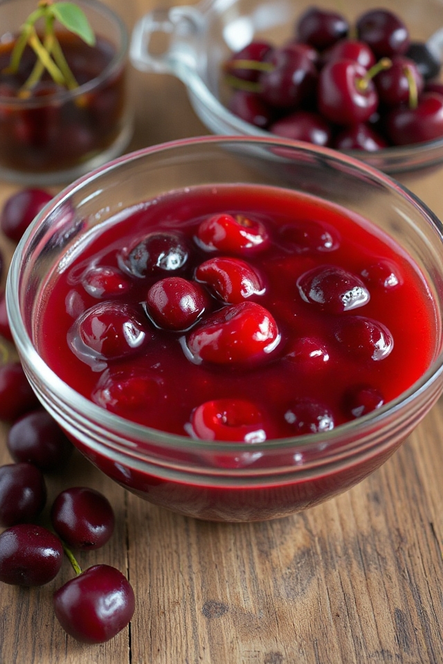 homemade cherry pie filling