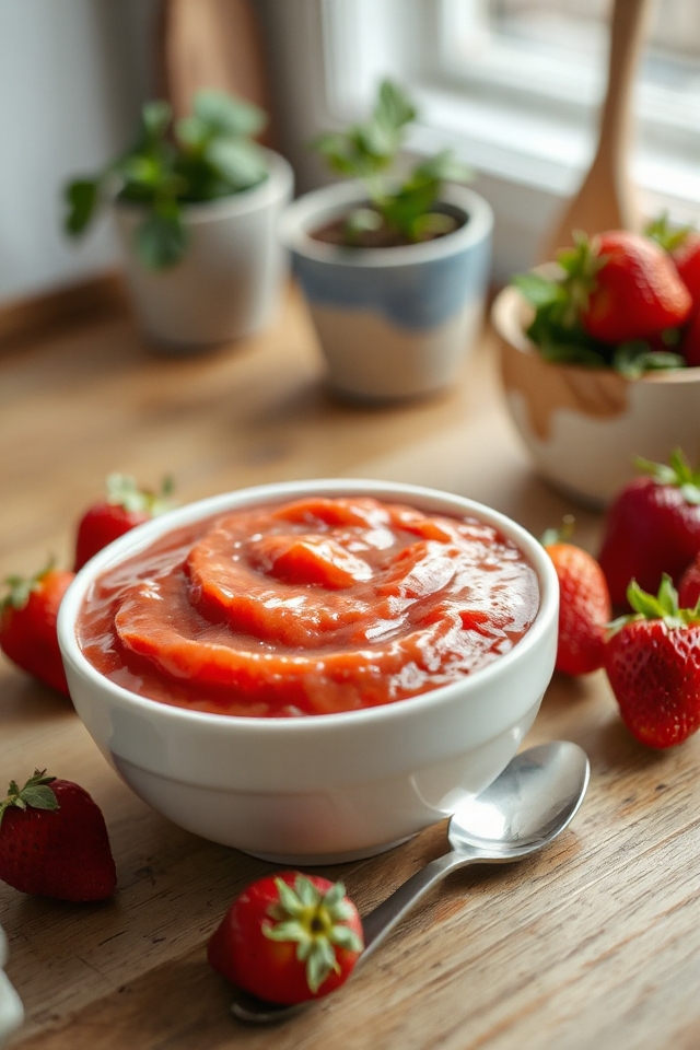 homemade strawberry puree recipe