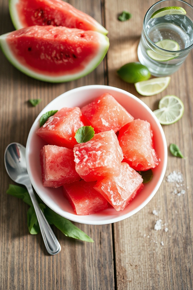 kaffir lime watermelon drink