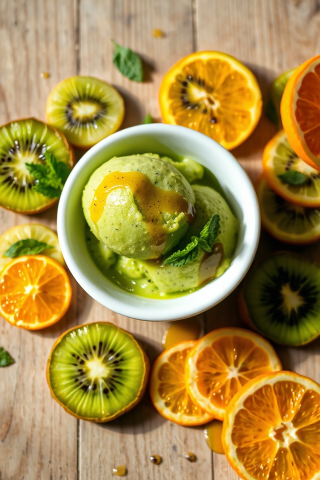 kiwi citrus sorbet recipe
