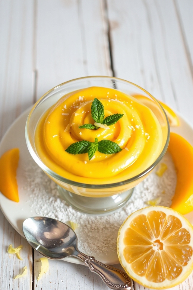 lemon mango mousse recipe