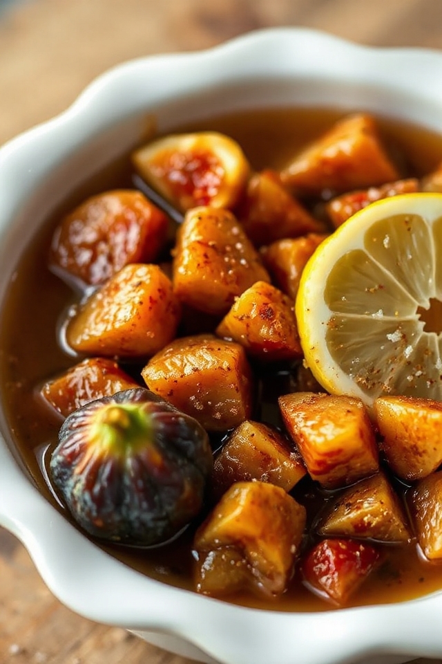 lemon spiced fig compote recipe