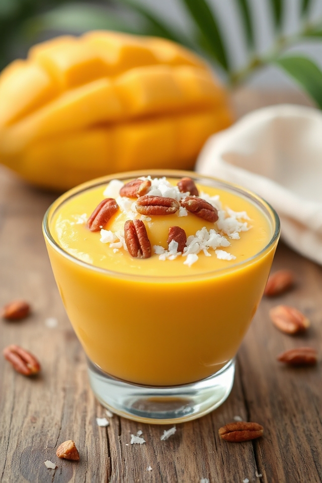 mango pudding preparation steps