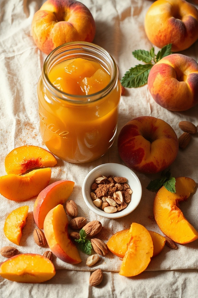 peach almond pie filling