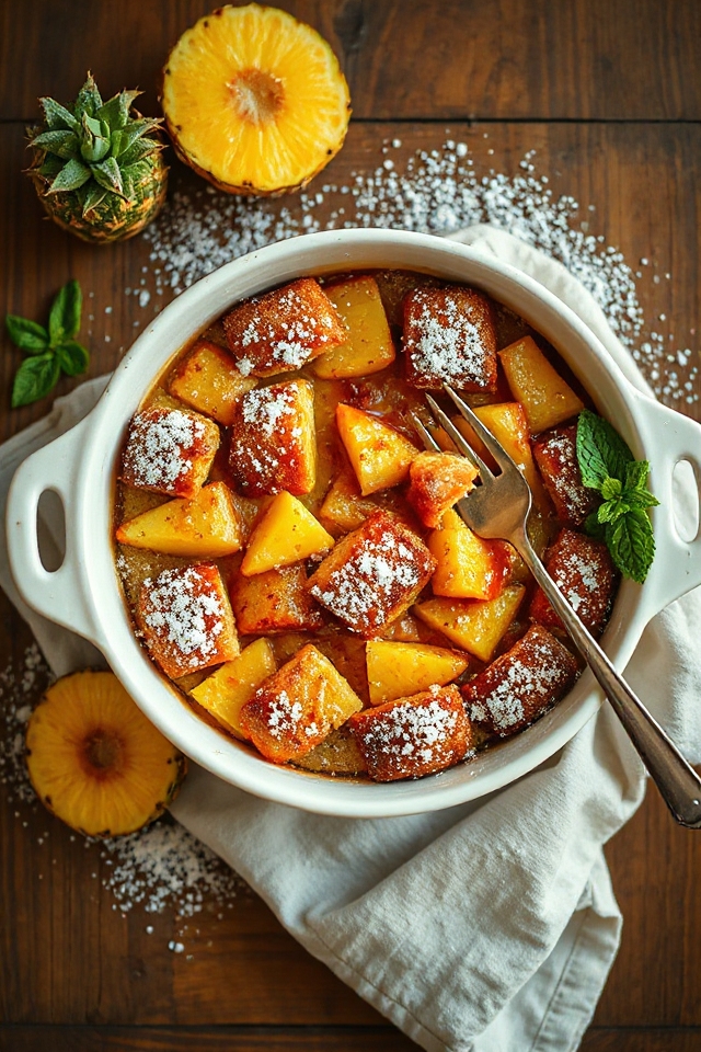 pineapple bread pudding recipe