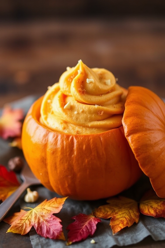 pumpkin cream cheese mousse