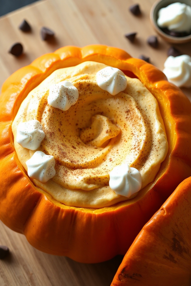 pumpkin cream cheese mousse
