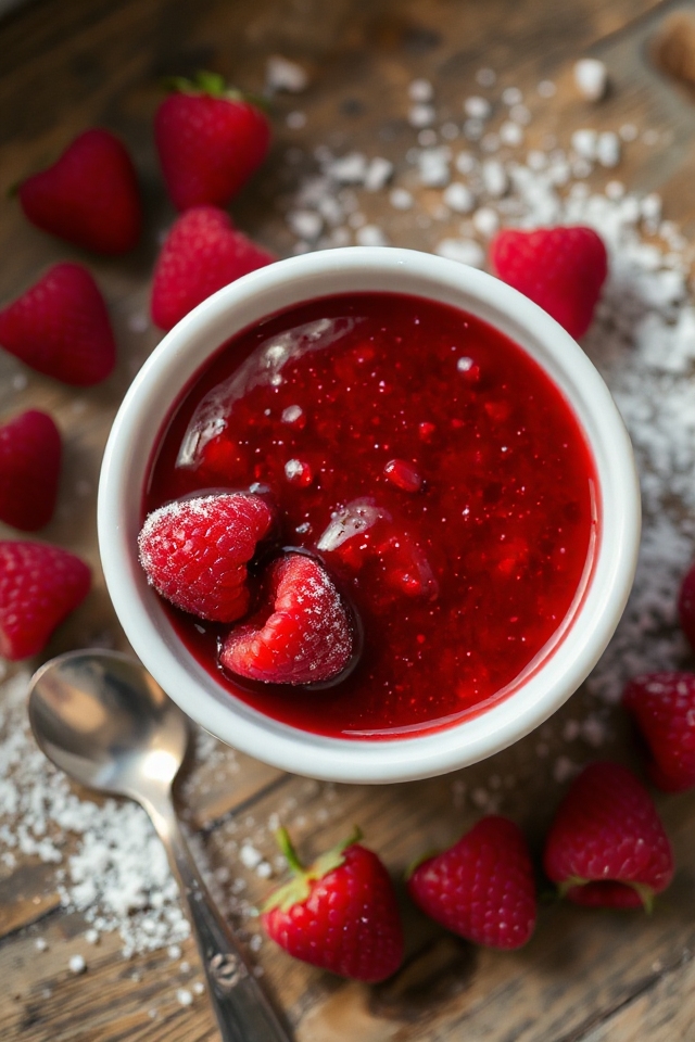 raspberry coulis berry delight