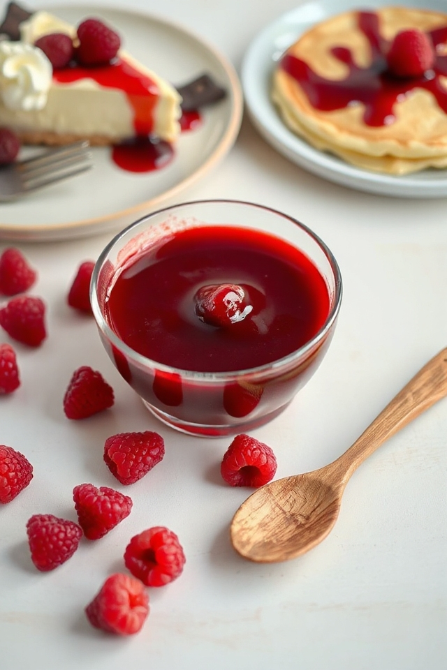 raspberry sauce with chambord
