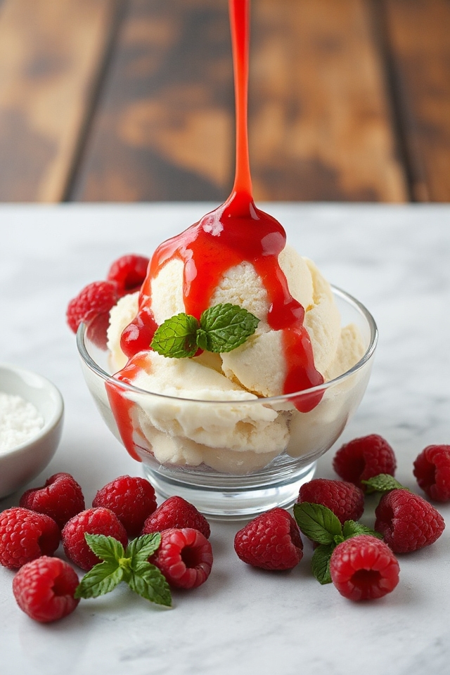 raspberry sauce with citrus