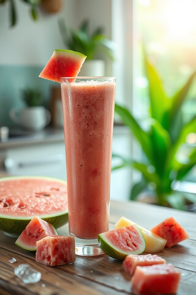 refreshing watermelon guava smoothie