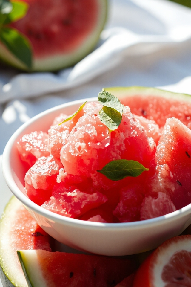 refreshing watermelon ice recipe