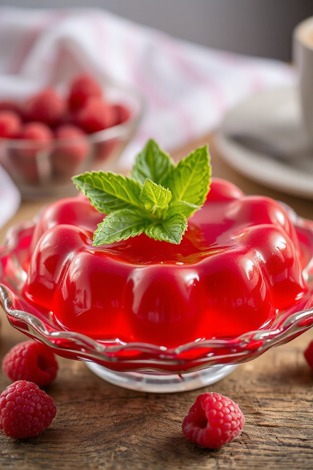 sparkling sugar free raspberry jello