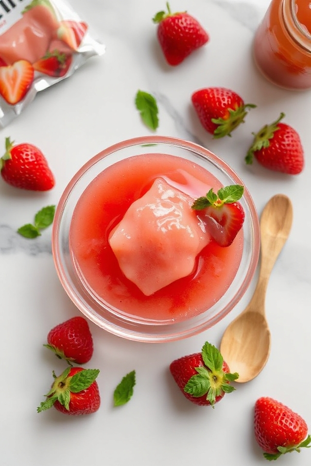 strawberry applesauce gelatin recipe
