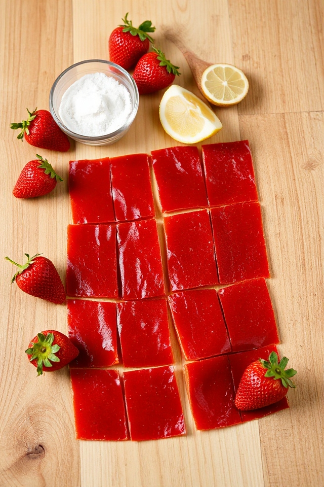 strawberry fruit leather recipe