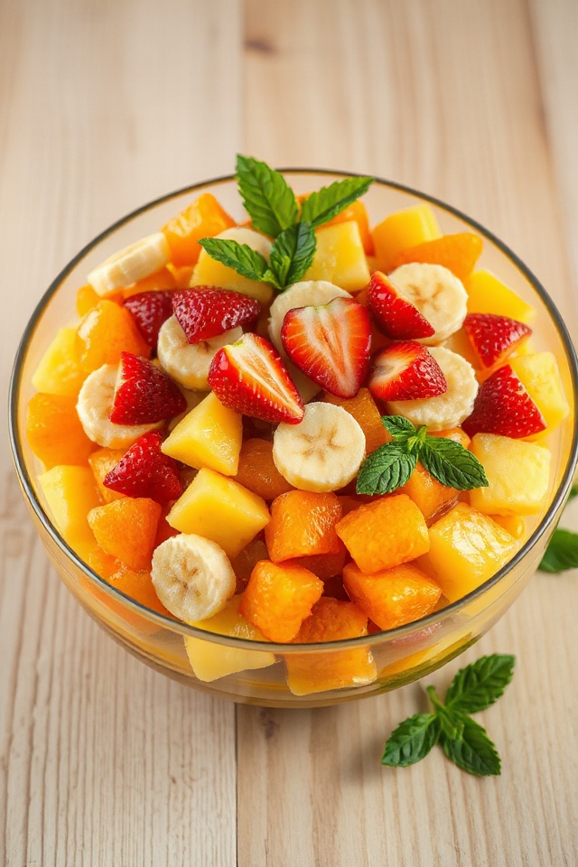 strawberry fruit salad recipe