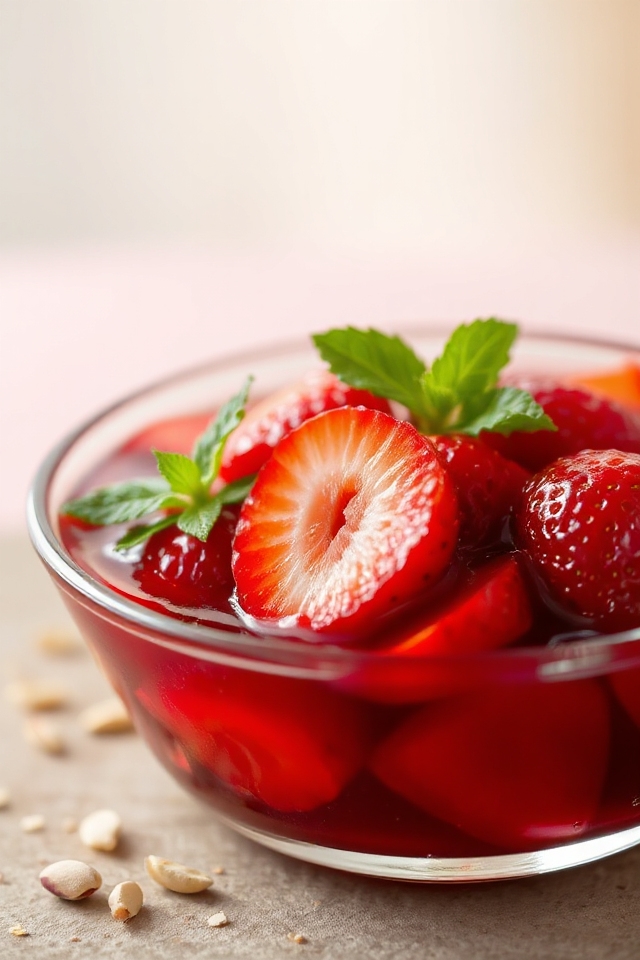 strawberry jelly making process