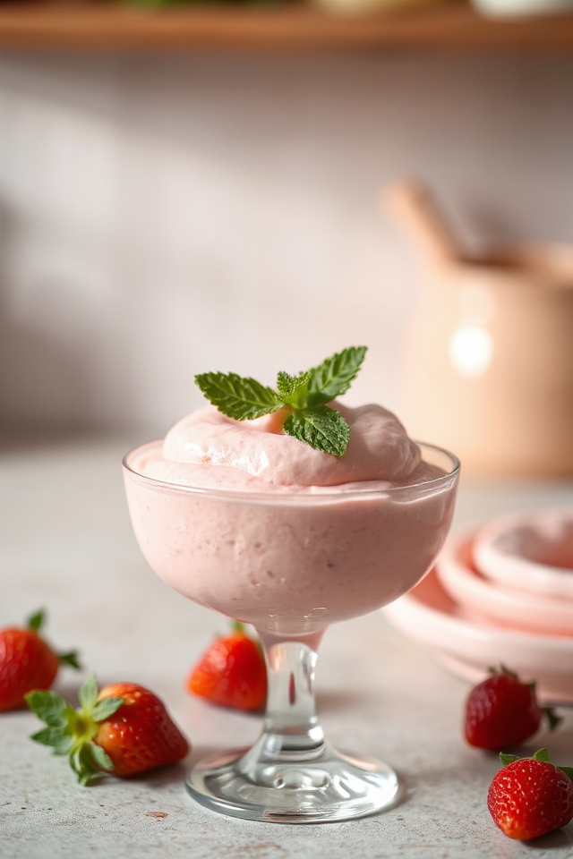 strawberry mousse made easy