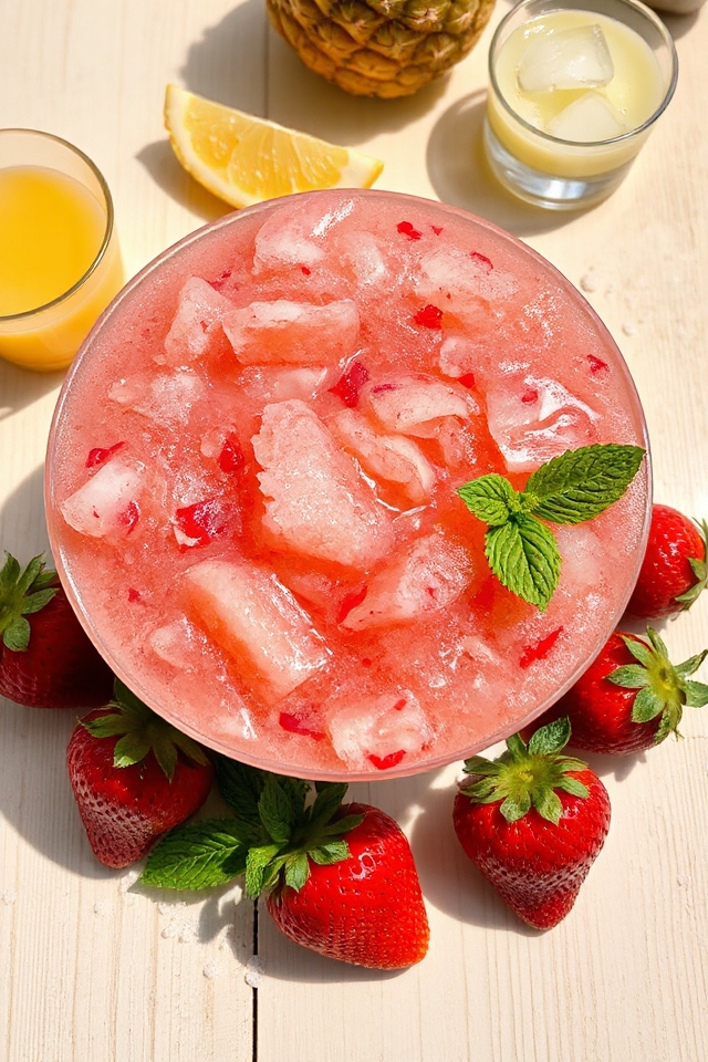 strawberry pineapple slush recipe