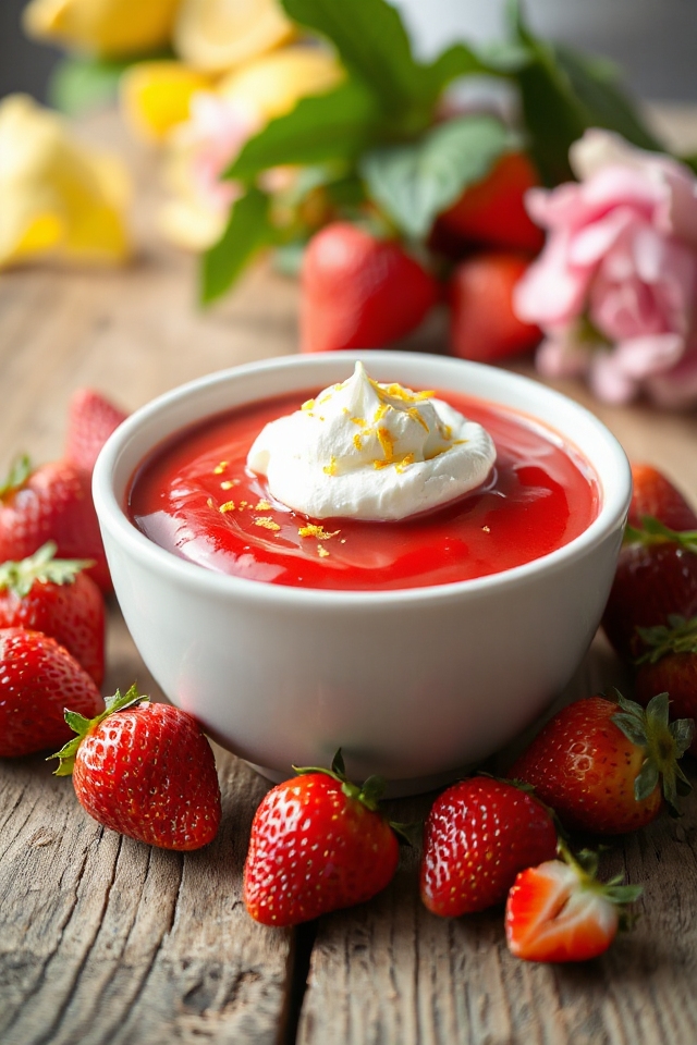 strawberry pudding preparation guide