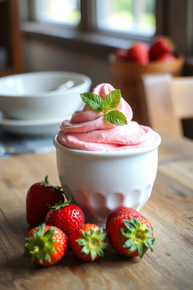 strawberry yogurt ice cream